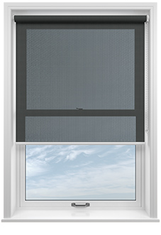 Screenview (FR), Charcoal - Twist&Fit Roller Blind